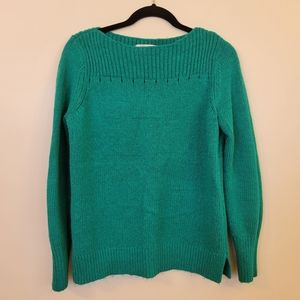 LOFT Ribbed Boat neck Sweater  Size M